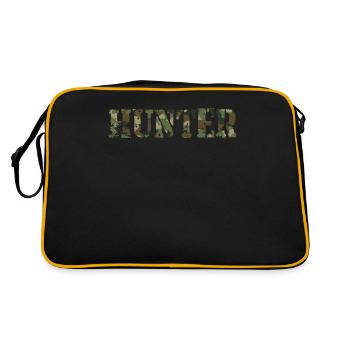 Hunter - Retro Bag - black/gold - Back