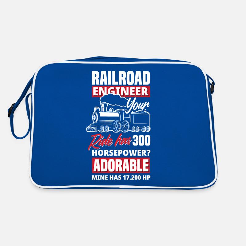 Train train lover trains train driver train mechanic Retro Bag