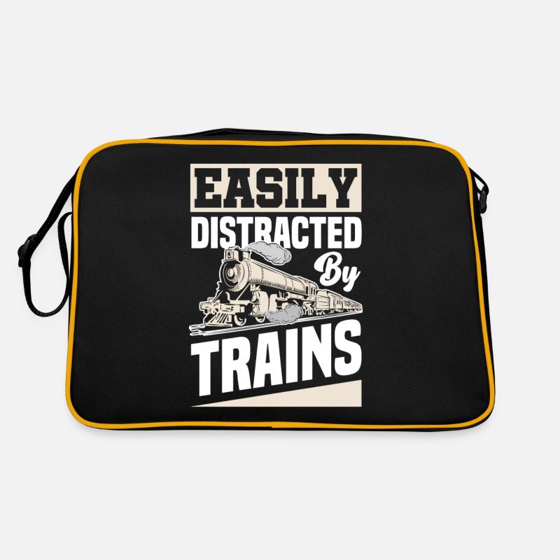 Train train lover trains train driver train driver Retro Bag
