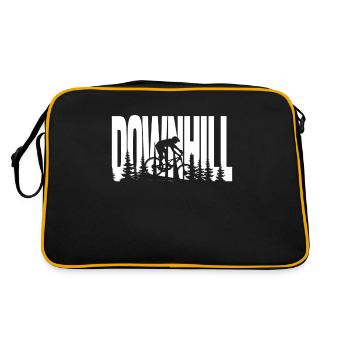 Downhill - mountain bike MTB bike - Retro Bag - black/gold - Back