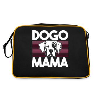 Chien chien chien chien cadeau - Sac Retro - noir/or - Dos