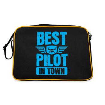 Best Drone Pilot In Town - Retro Bag - black/gold - Back