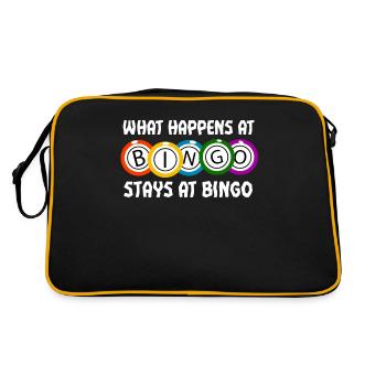 bingo - Retro Bag - black/gold - Back