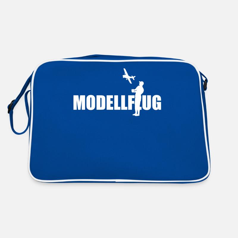 Modellflug Modellbauer Flugzeug Geschenk Retro Tasche
