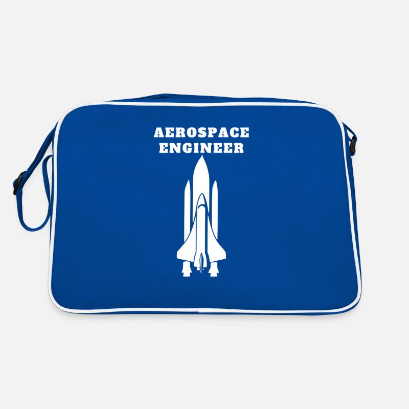 I Love Aerospace Engineering and Rockets / Space E Retro Bag