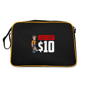 Histoire de la jambe cassée - Sac Retro - noir/or - Dos