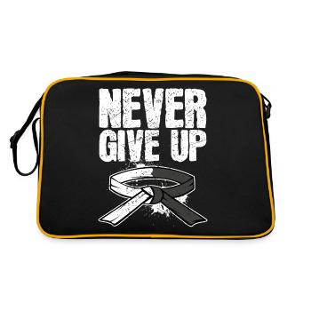 Amour Karaté Black Belt Gift Design Arts Martiaux - Sac Retro - noir/or - Dos