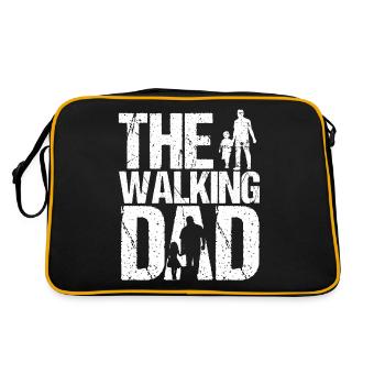 The Walking Dad T-Shirt Cadeau de fête des pères vintage - Sac Retro - noir/or - Dos