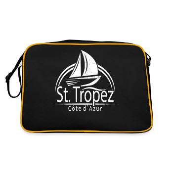 Voile à Saint-Tropez - Sac Retro - noir/or - Dos
