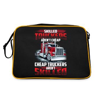 Les camionneurs qualifiés ne sont pas des camionneurs bon marché et bon marché - Sac Retro - noir/or - Dos