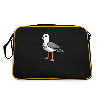 Mouette Seemöwe - Sac Retro - noir/or - Dos