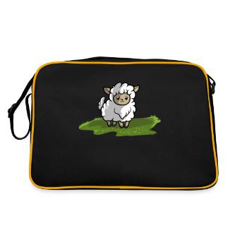 Mouton Agneau - Sac Retro - noir/or - Dos
