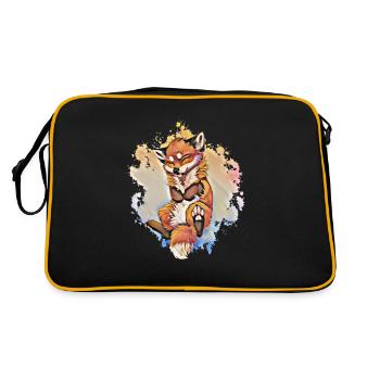 Renard - Sac Retro - noir/or - Dos