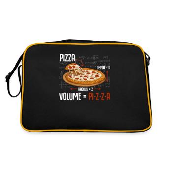 Pizza maths formule physique science - Sac Retro - noir/or - Dos