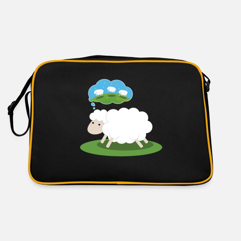 Les moutons rêvent de moutons Sac Retro
