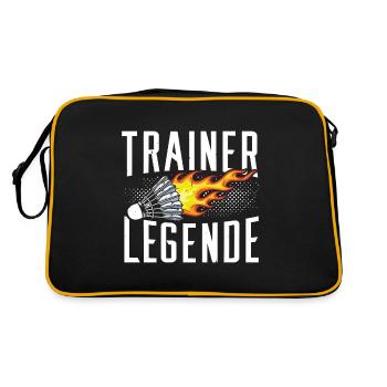 Coach legend badminton shuttlecock - Retro Bag - black/gold - Back