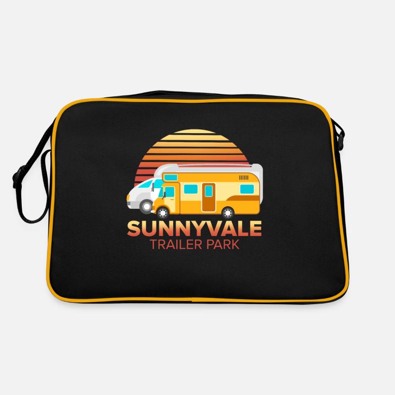 Lustiges Design Trailer Park Sunnyvale Lovers Design Retro Tasche