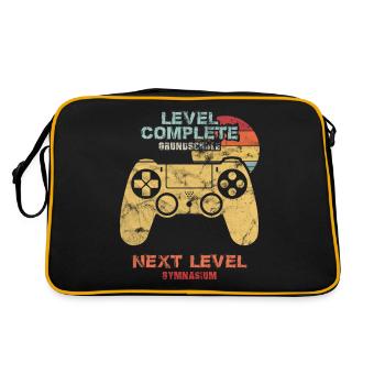 Level Complete Enrollment Gymnasium 5th grade Gam - Retro Bag - black/gold - Back