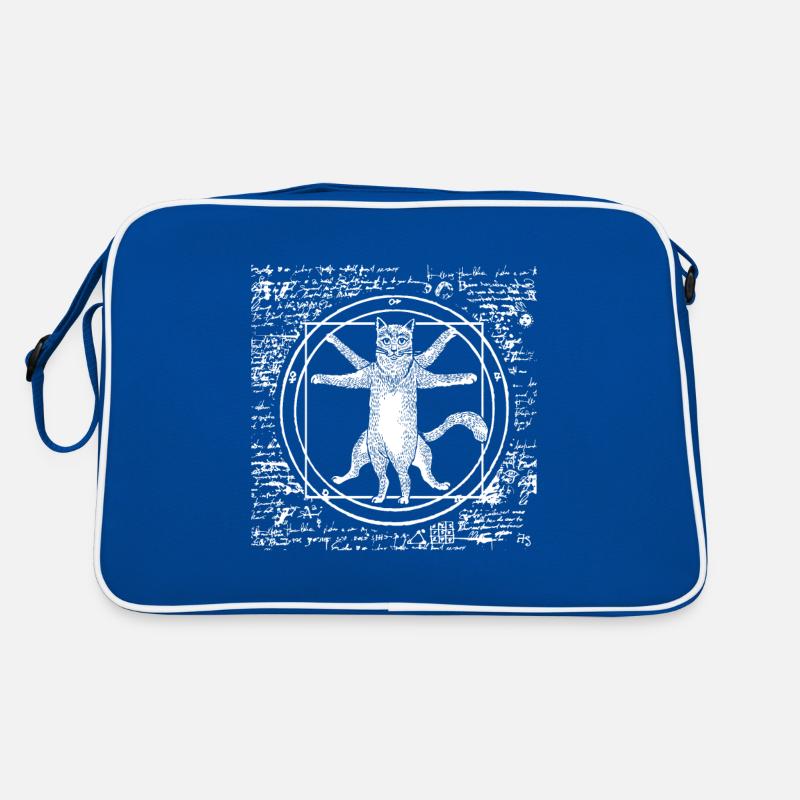 Leonardo Da Vinci Vitruvian Cat Cat Gift Retro Bag