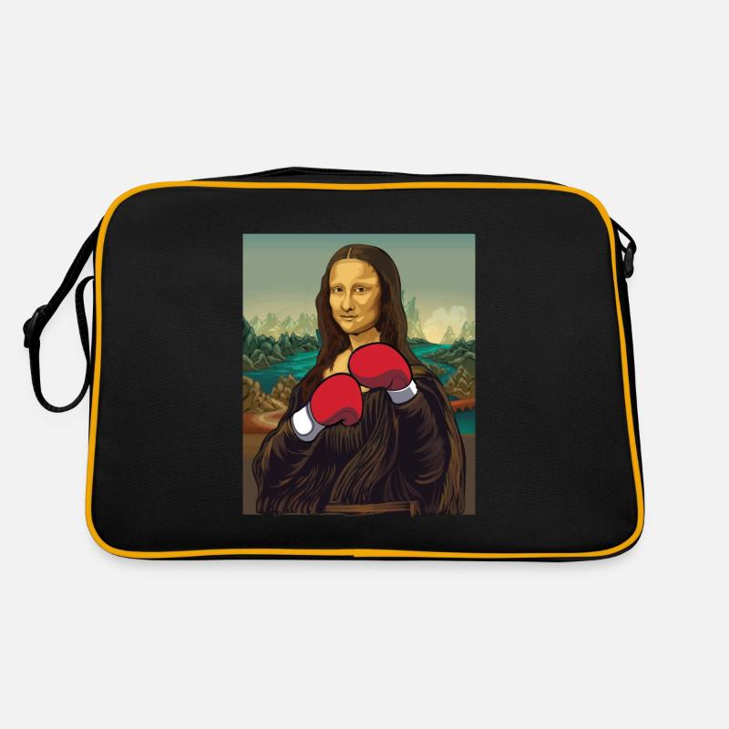 Cadeau d'arts martiaux de boxe de boxe de boxe de Mona Lisa Sac Retro