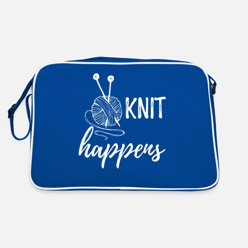 Wool knitting Retro Bag