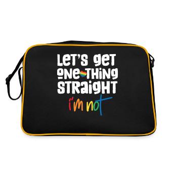 Sortie lesbienne lesbienne - Sac Retro - noir/or - Dos