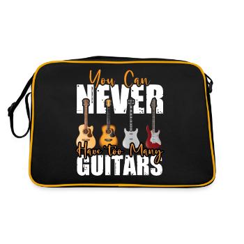 Gift guitarist - Retro Bag - black/gold - Back