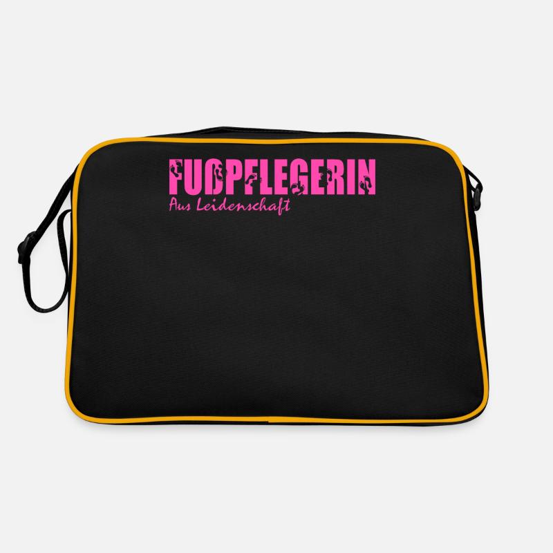 Fußpflege Pediküre Podologe Nagelstudio Geschenk Retro Tasche