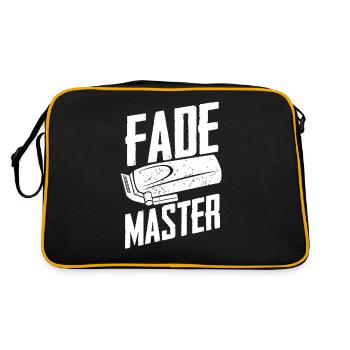 Barber Barbershop Barber Barbe - Sac Retro - noir/or - Dos