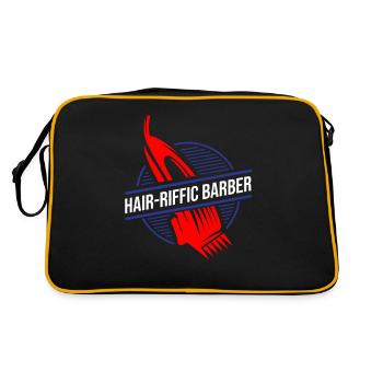 Barber Barbershop Barber Barbe - Sac Retro - noir/or - Dos