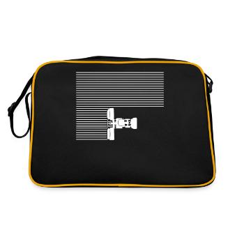 Farmer design for a farmer - Retro Bag - black/gold - Back