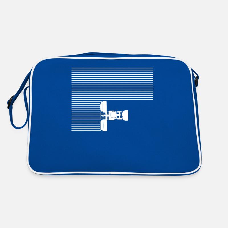 Ackerbauer Design für einen Landwirt Retro Tasche