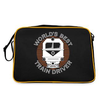 Train driver - Retro Bag - black/gold - Back