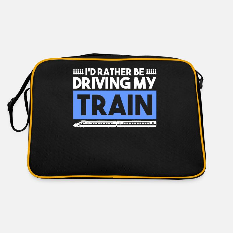 Train driver - Retro Bag - black/gold