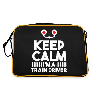 Train driver - Retro Bag - black/gold - Back