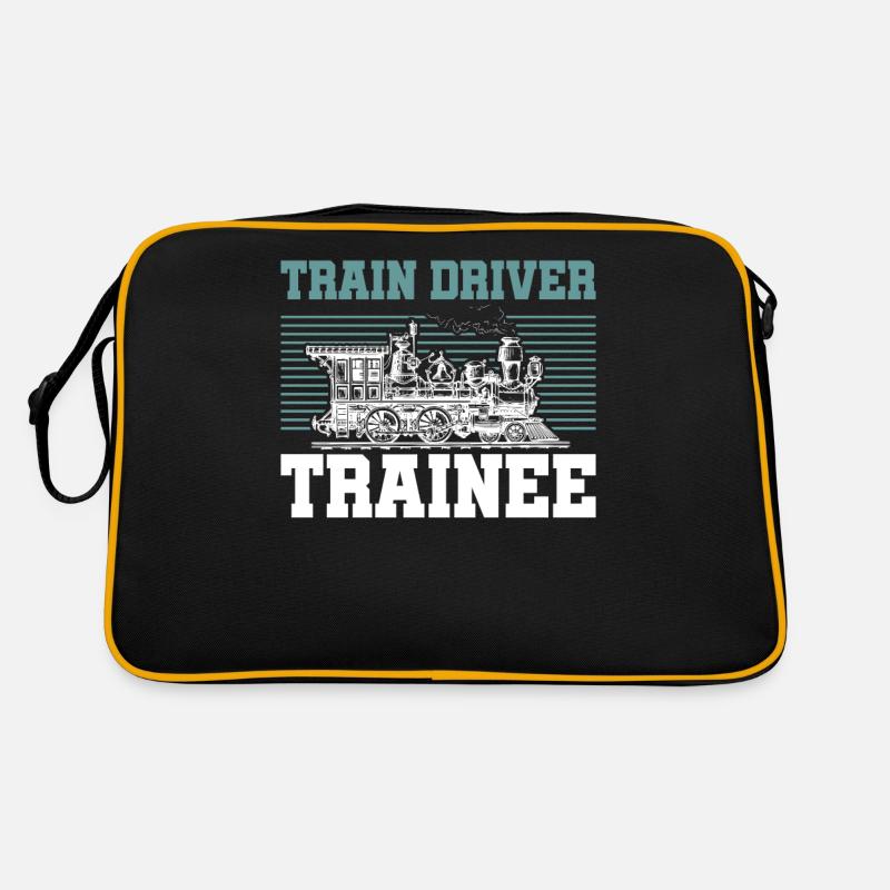 Train driver - Retro Bag - black/gold
