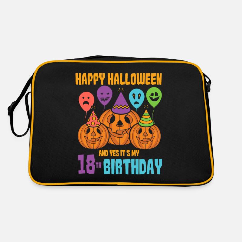 Idée cadeau pour Halloween pour les 18 ans Gesch Sac Retro