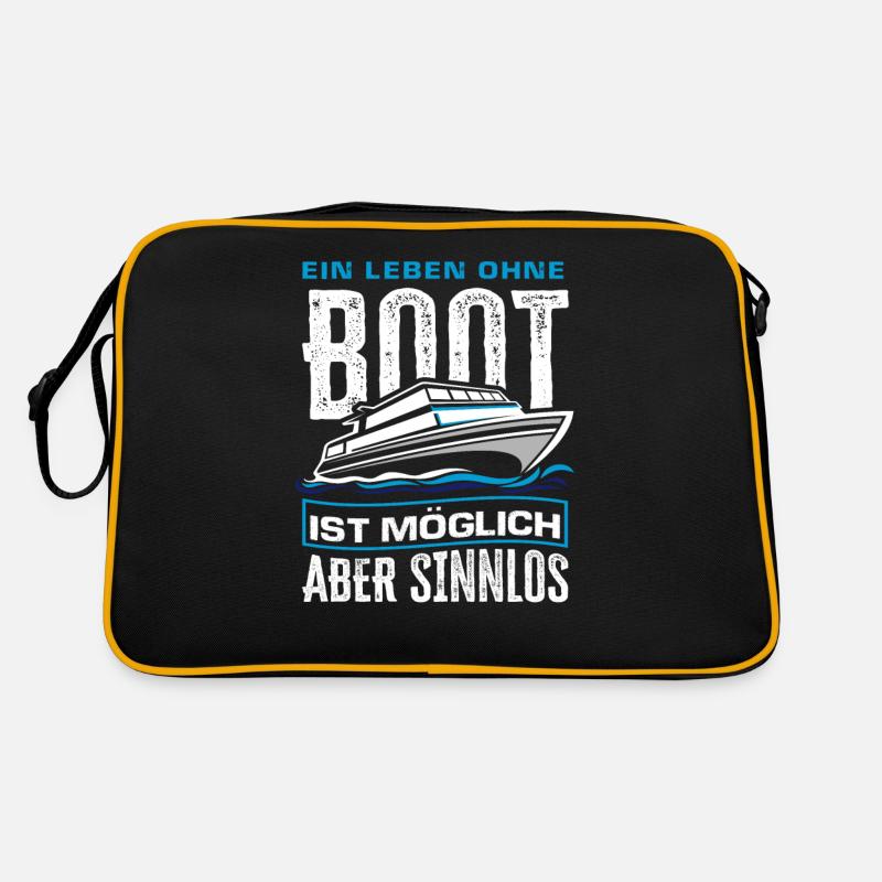 Boot Lustiger Boots Spruch Geschenk Retro Tasche