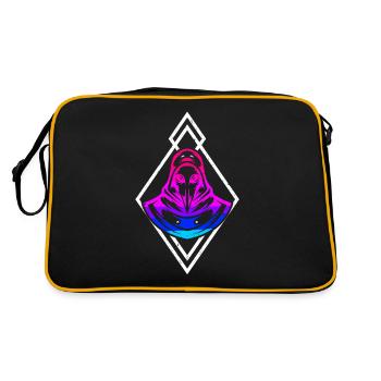 Plague Doctor, Plague Doctor & Plague Doctor Gift - Retro Bag - black/gold - Back