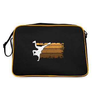 Breakdance kids - Retro Bag - black/gold - Back