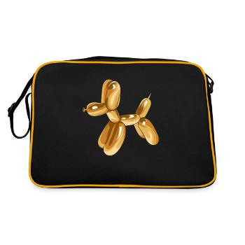 Ballon Chien Argent - Sac Retro - noir/or - Dos