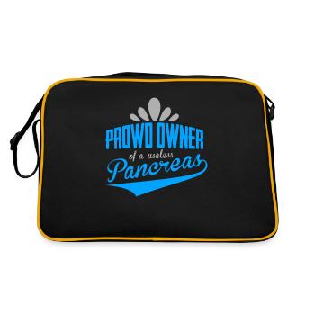 Diabetes diabetic pancreatic insulin - Retro Bag - black/gold - Back