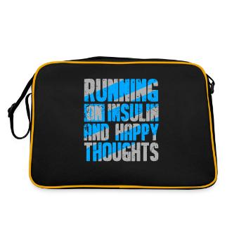 Diabetes diabetic pancreatic insulin - Retro Bag - black/gold - Back