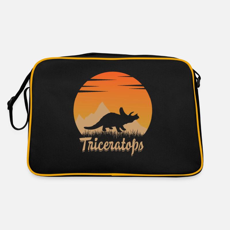 Triceratops dans la nature Sac Retro