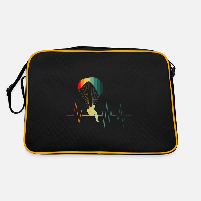 Paragliding paraglider gift Retro Bag