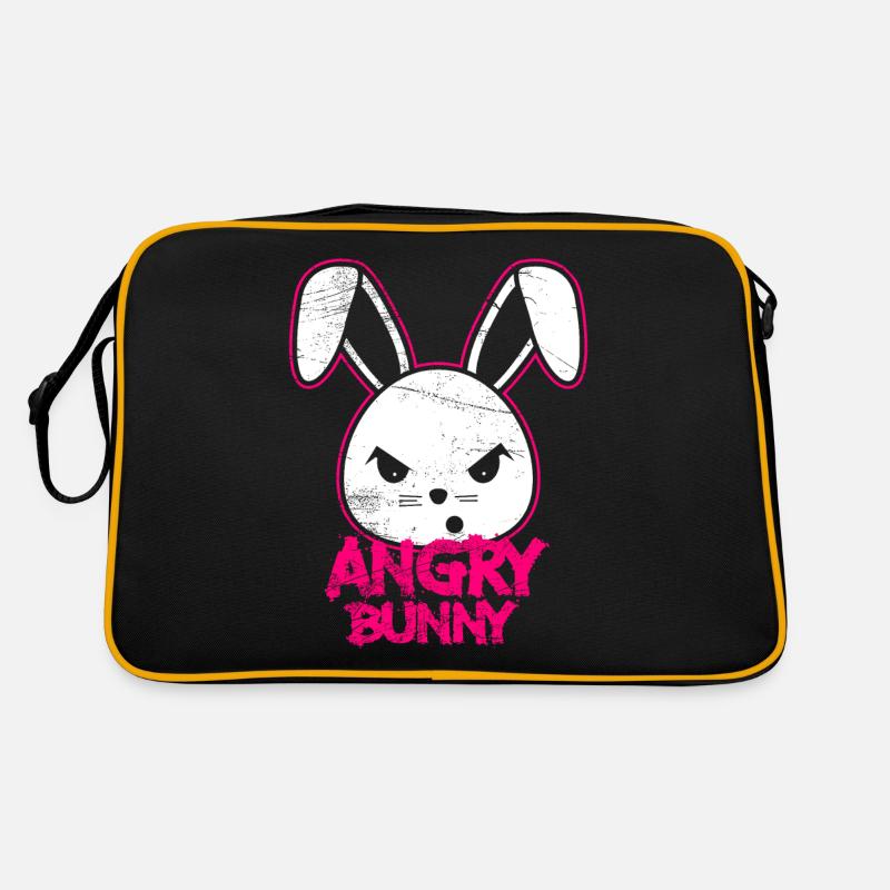 Bunny Bad Rabbit Horror Halloween Easter Retro Bag