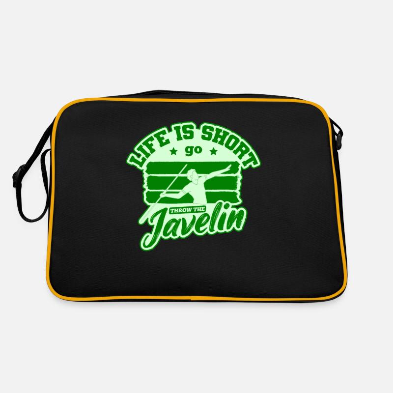Speerwerfen Speerwurf Retro Tasche