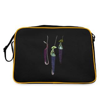 Usine de pichet carnivore - Sac Retro - noir/or - Dos