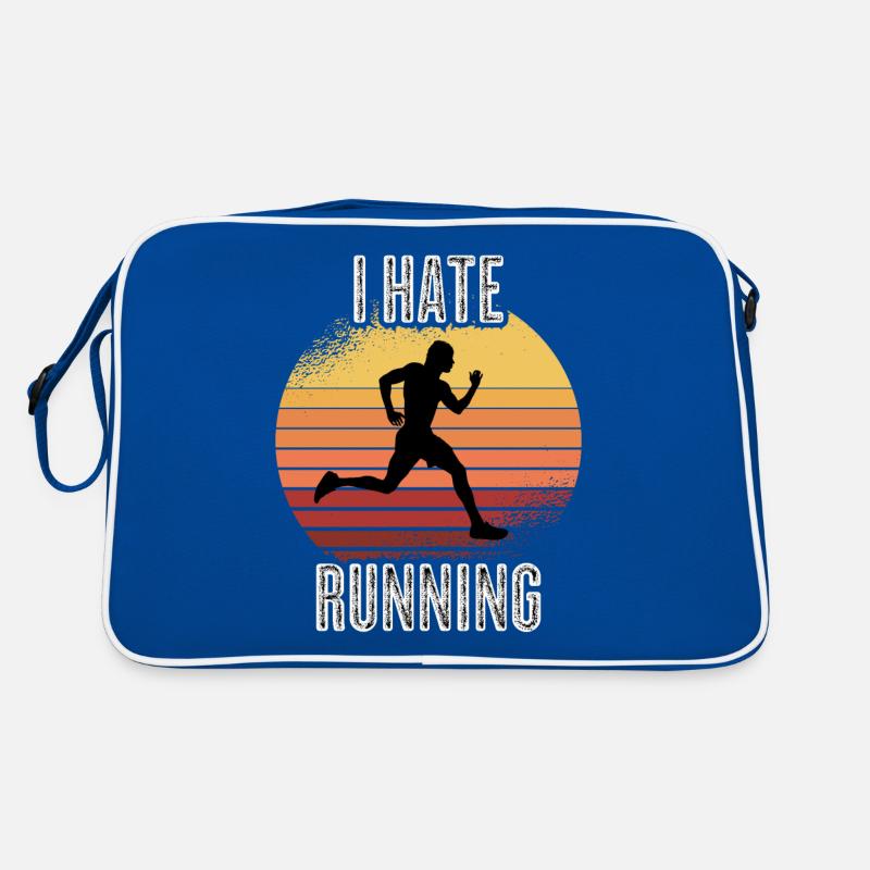 Running runner marathon gift funny Retro Bag