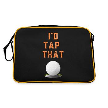 Golf humour - Sac Retro - noir/or - Dos